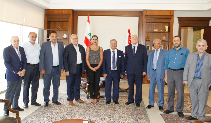 نقيب الصحافة يستقبل المنسقية العامة لشبكة الامان للسلم الاهلي