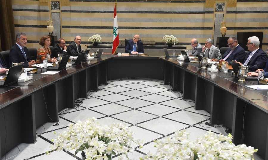 بدء جلسة مجلس الوزراء الثانية المخصّصة لموازنة ٢٠٢٤