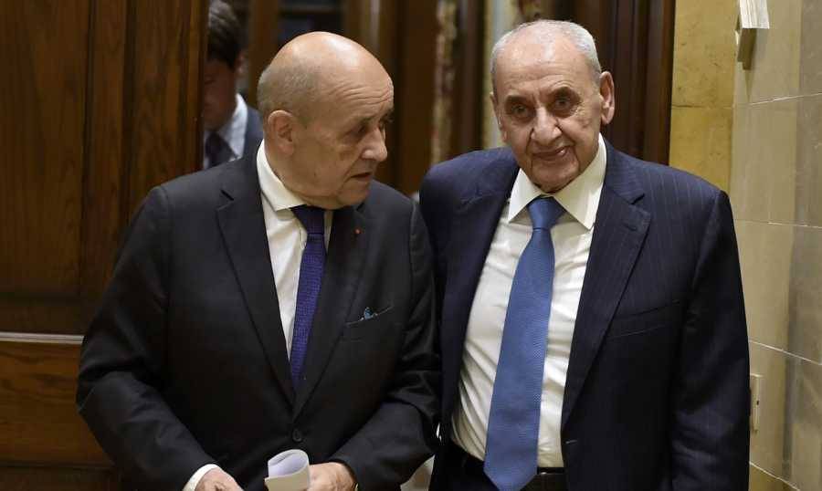 لودريان في بيروت غداً.. وبري مصمّم على الحوار