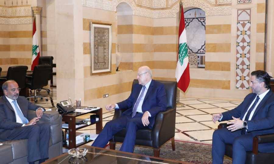 ميقاتي يلتقي ريزا في حضور وزير الاقتصاد