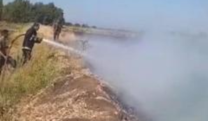 اخماد حريقين في بلدتي المقيبلة وتلبيرة