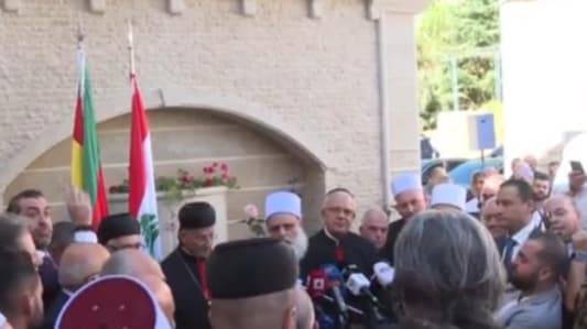 الراعي يلتقي أبي المنى : لبنان بحاجة إلى الوحدة