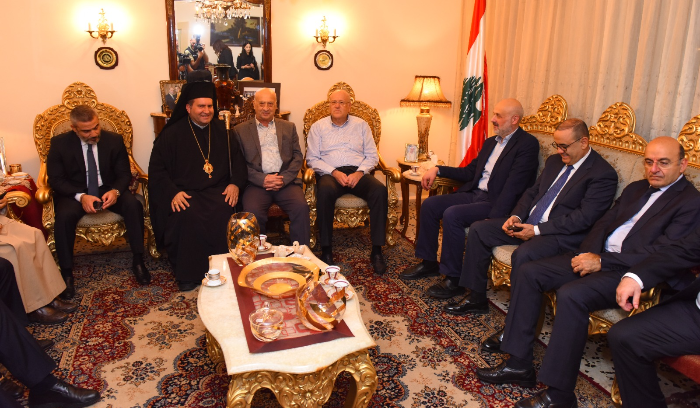 ميقاتي والمطران ضاهر والبيسري وشخصيات يعزون مولوي بعمته