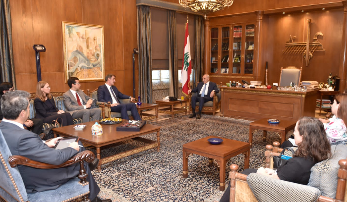 بري يستقبل وفد صندوق النقد ومفتيي طرابلس وعكار