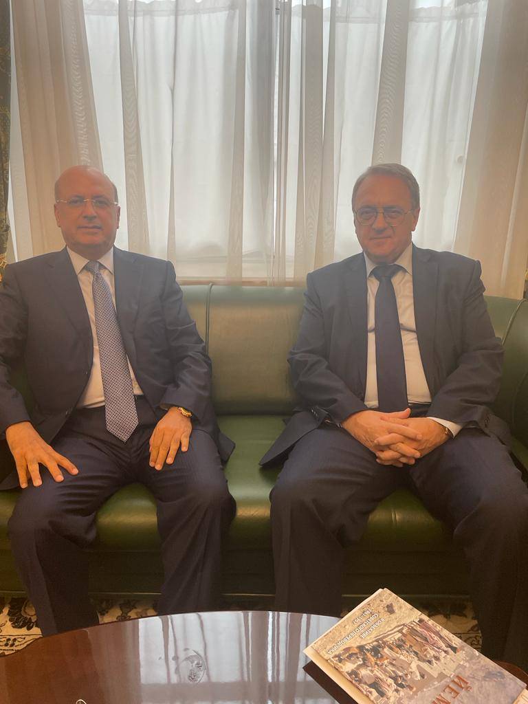 بوغدانوف يلتقي المبعوث الخاص للحريري .. هذا ما تم بحثه