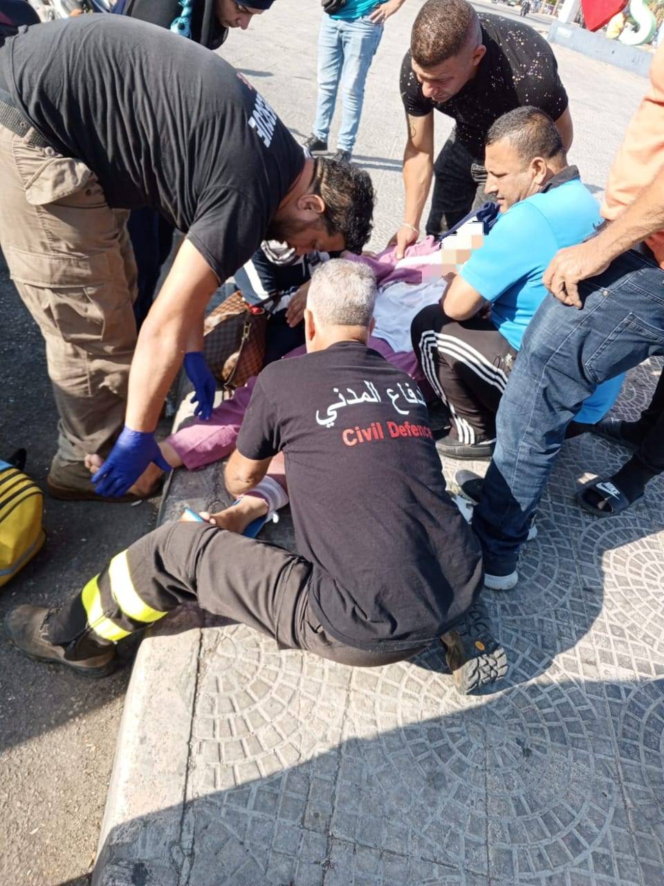 حادث سير يوقع جريحين في صور