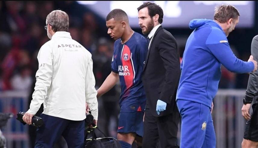 مدرب سان جرمان يكشف تفاصيل إصابة مبابي في الكلاسيكو