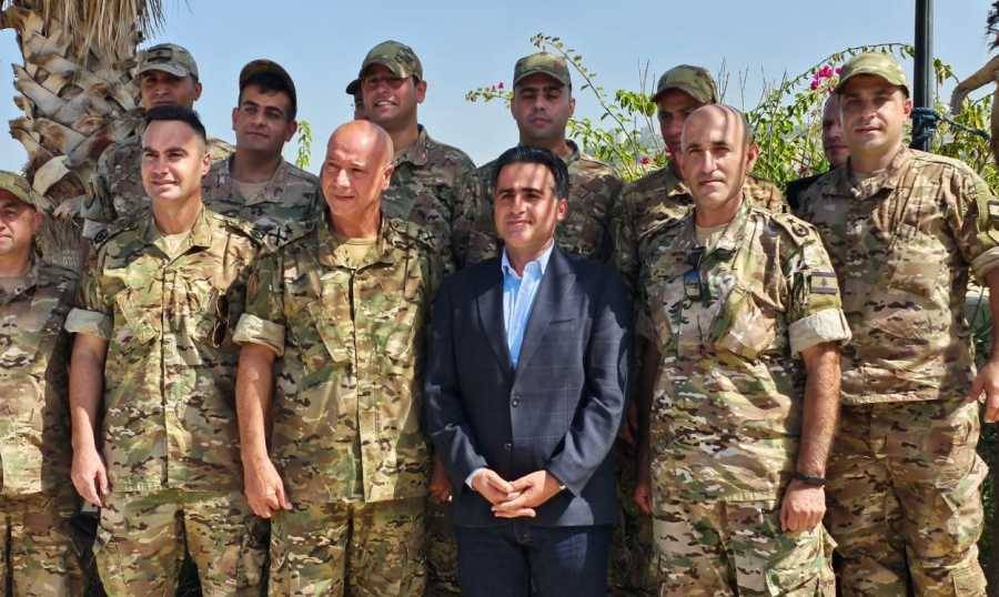 حمية يتفقّد موقع مسح الجيش للمُلك البحري في الجيّة: أهدافنا وطنيّة صرفة