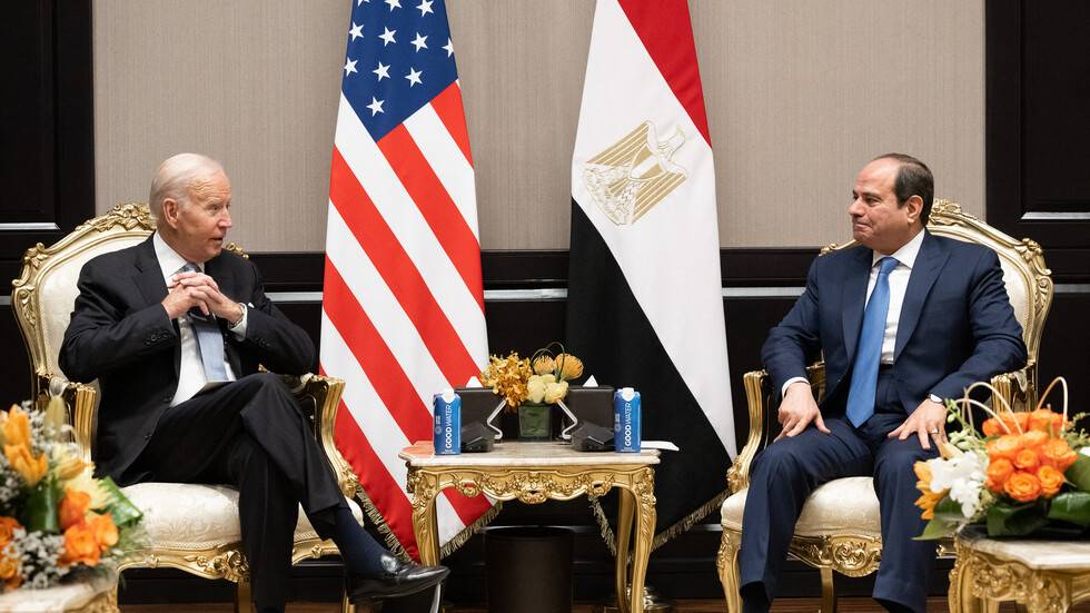 السيسي وبايدن يؤكدان أهمية احتواء الصراع الفلسطيني الإسرائيلي