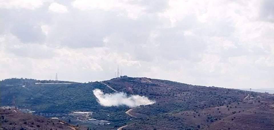 الجيش الإسرائيلي استهدف بالقذائف الفسفورية خراج بلدتي حولا وميس الجبل
