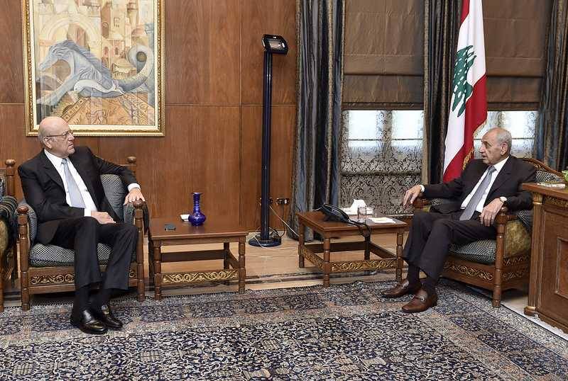 بري وميقاتي: لمقاربة موضوع المؤسسة العسكرية بهدوء وروية