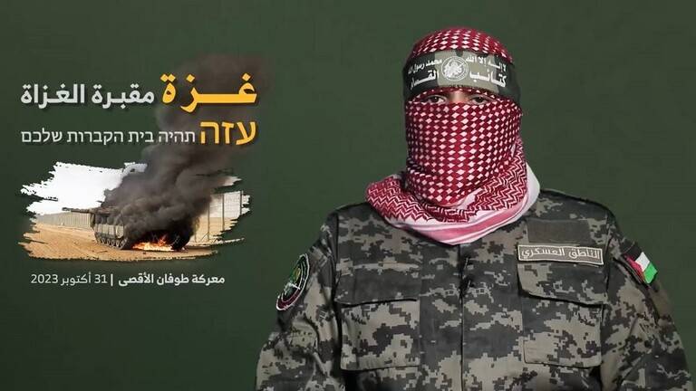 أبو عبيدة: دمرنا 22 آلية عسكرية ونلتحم مع العدو وقتلنا عدداً كبيراً من الجنود