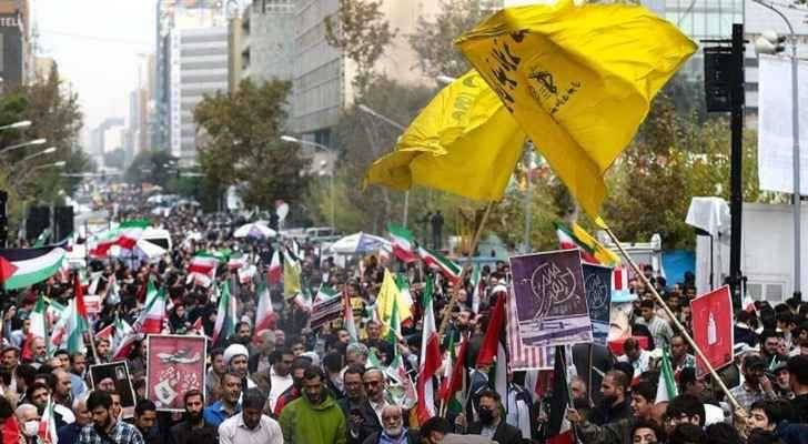 مسيرات في طهران دعمًا للشعب الفلسطيني