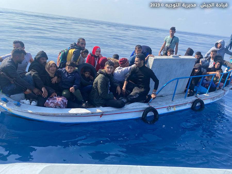 إحباط عملية تهريب أشخاص بطريقة غير شرعية مقابل شاطىء طرابلس