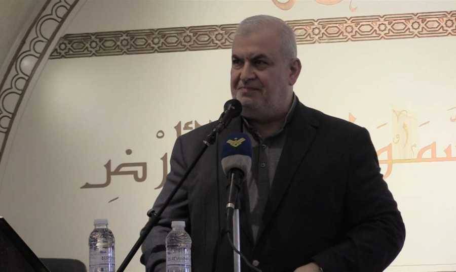 رعد في اول تصريح له بعد مقتل نجله في غارة اسرائيلية!