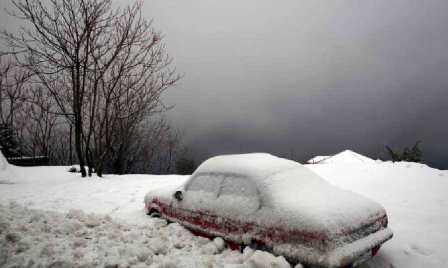 الثلوج تغطّي مرتفعات لبنان