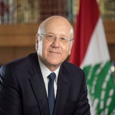 ميقاتي يعزي رعد في حارة حريك