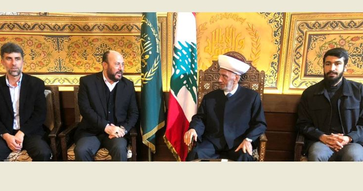 دريان يعرض التطورات مع وفد من 