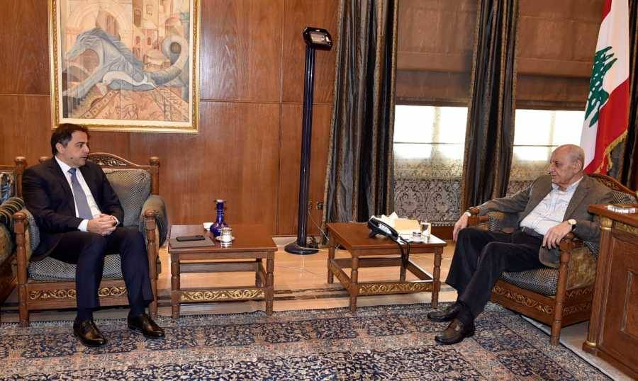 بري يلتقي منصوري وقبلان