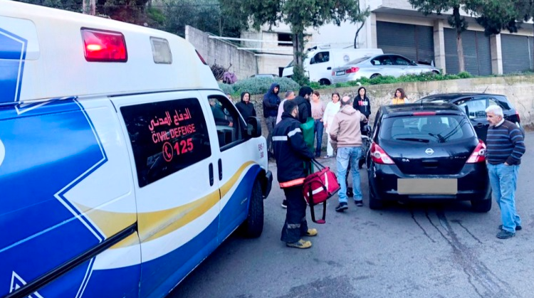 3 جرحى في حادث تصادم