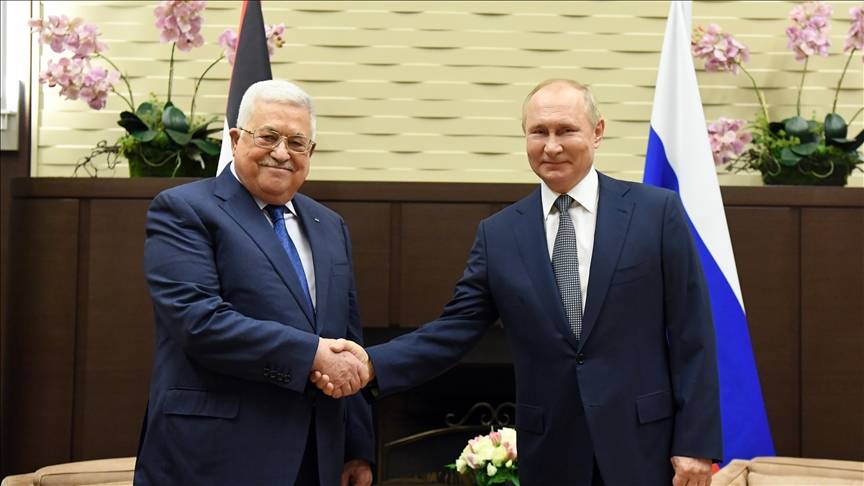 بوتين في اتصال هاتفي مع عباس يؤكد دعم روسيا للشعب الفلسطيني وحقه في دولته المستقلة وفق الشرعية الدولية