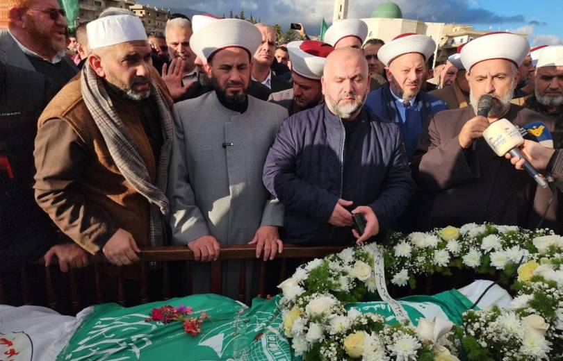 البقاع يشيع الشهيد محمود شاهين الى مثواه الأخير
