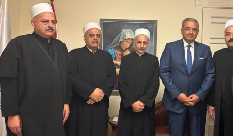وفد من مشيخة العقل يزور المرتضى في طرابلس