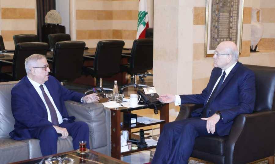 ميقاتي يعرض مع بوحبيب نتائج اتصالات دافوس.. وسلسلة لقاءات