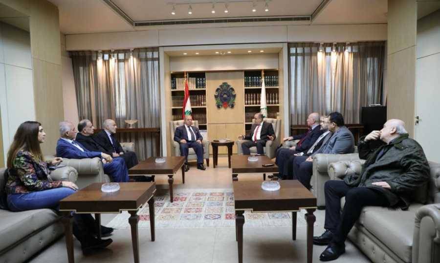 البيسري التقى وفدا من نقابة الصحافة: وضعنا وقدراتنا وامكاناتنا قوية ولكننا لا نرغب بالحرب