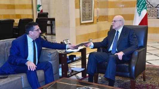 ميقاتي يلتقي وزير الشؤون