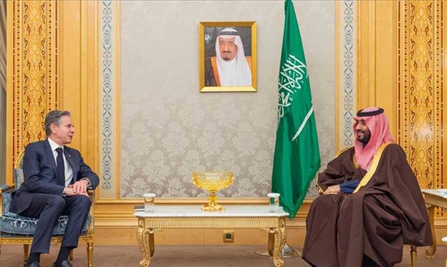 محمد بن سلمان وبلينكن يبحثان تطوّرات الأوضاع الإقليمية