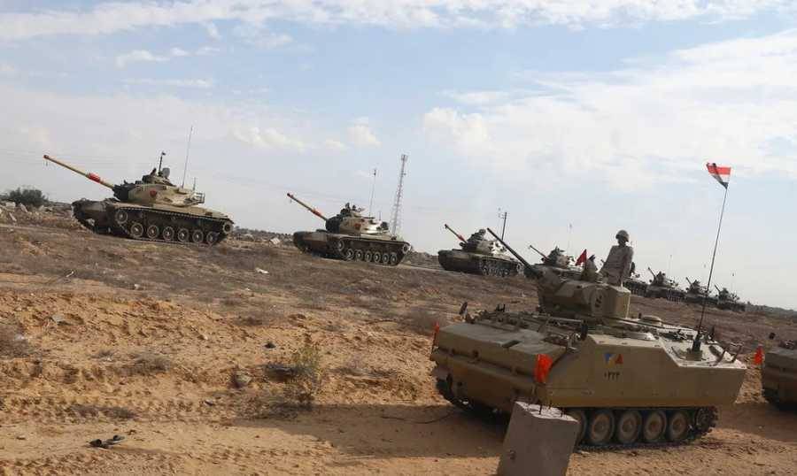 مصر ترفع الحواجز الحدودية لمنع تسلل الفلسطينيين من قطاع غزة