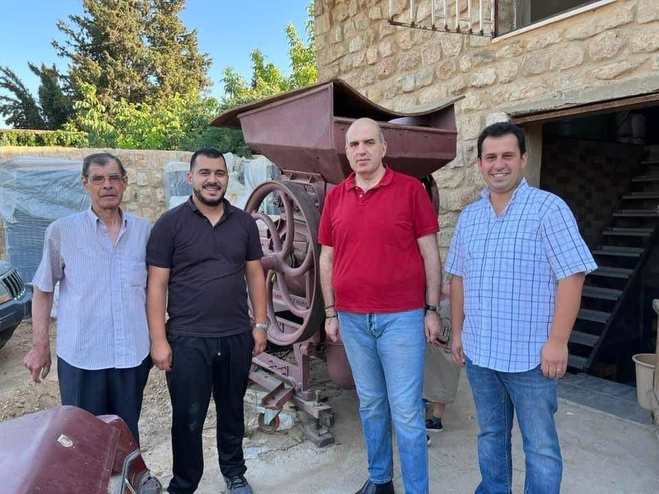تحية من لحود للزحليين نقولا وجو أبو حنا بمناسبة نيلهما الميدالية الذهبية