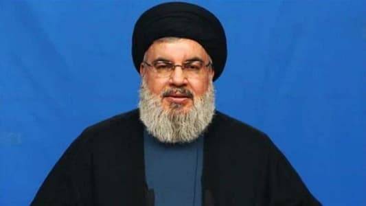 كلمة لنصر الله غداً
