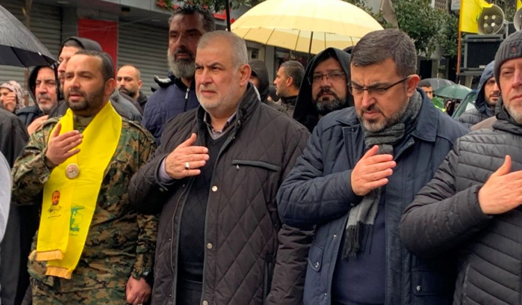 رعد خلال تشييع علي الدبس في النبطية: نقاتل عدواً وحشاً