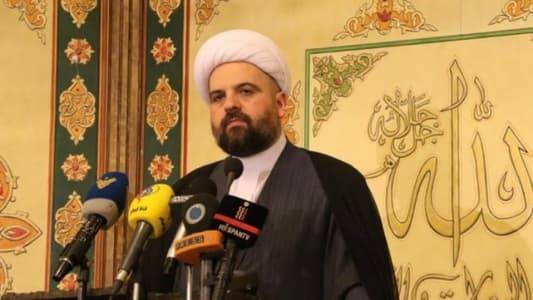 قبلان: لا خلاص لمنطقة الشرق الأوسط إلاّ بإنهاء نفوذ واشنطن فيها