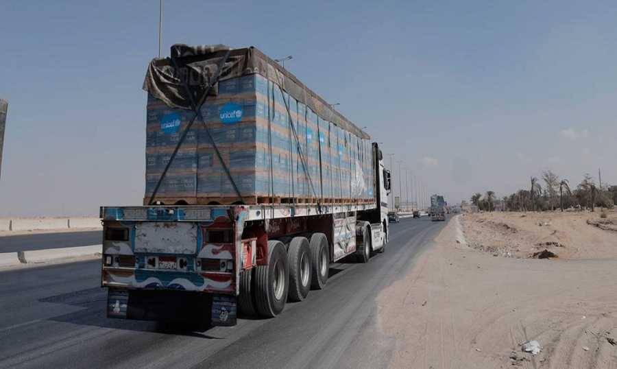 مصر تطالب إسرائيل بفتح موانئها لإدخال المساعدات لغزة