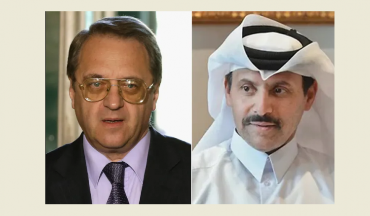 بوغدانوف يبحث مع السفير القطري تفاقم الصراع الفلسطيني الإسرائيلي