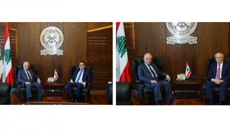 لقاءات وزير الدفاع