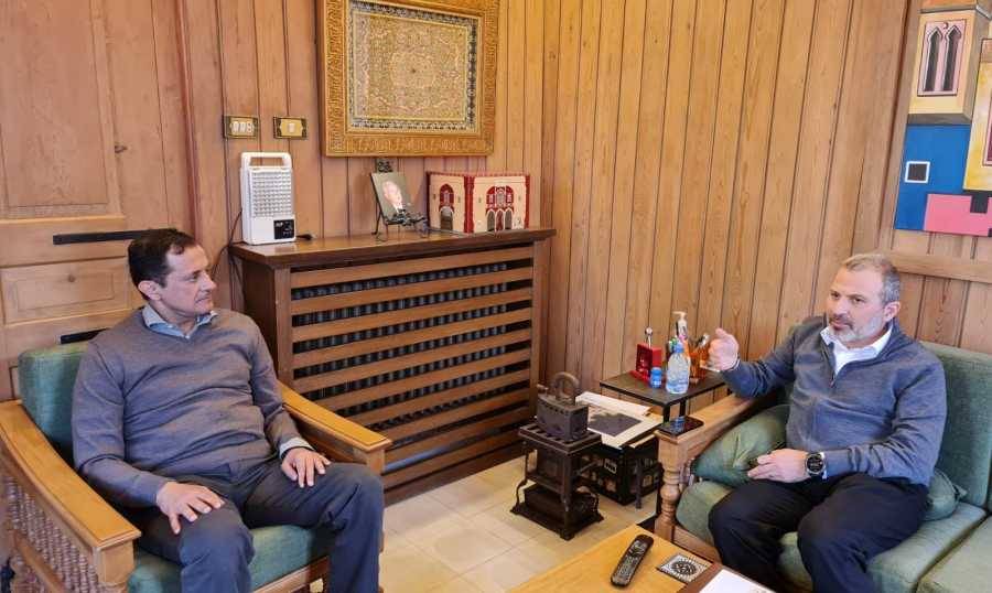 باسيل يستقبل السفير القطري