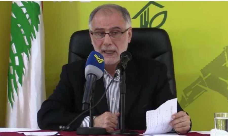 فنيش: لا صلة لموضوع رئاسة الجمهورية بتطورات دور المقاومة في مواجهة العدو
