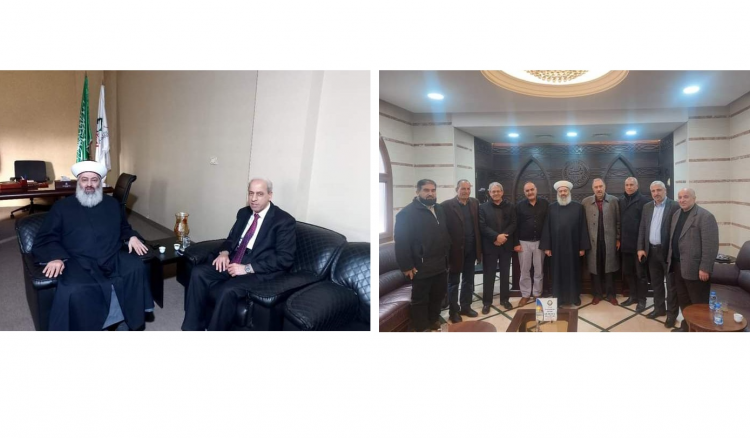المفتي زكريا استقبل المزيد من المعزين بوفاة والده