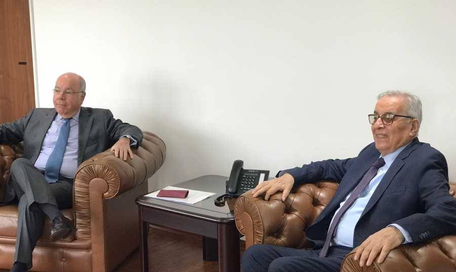 وزير خارجية البرازيل يلتقي ميقاتي وبوحبيب