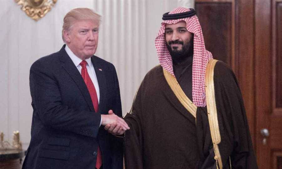 ترامب يجري اتصالاً هاتفياً مع ولي العهد السعودي
