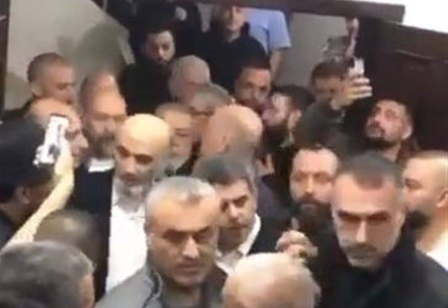 وصول جعجع الى منسقية 