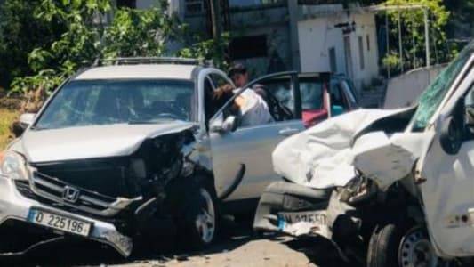 جريحان جراء حادث سير