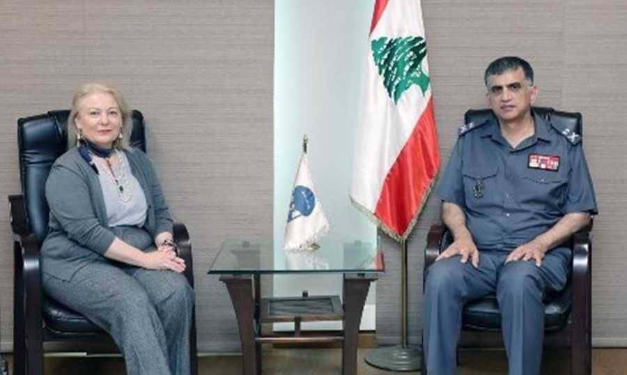 اللواء عثمان استقبل سفيرة اليونان