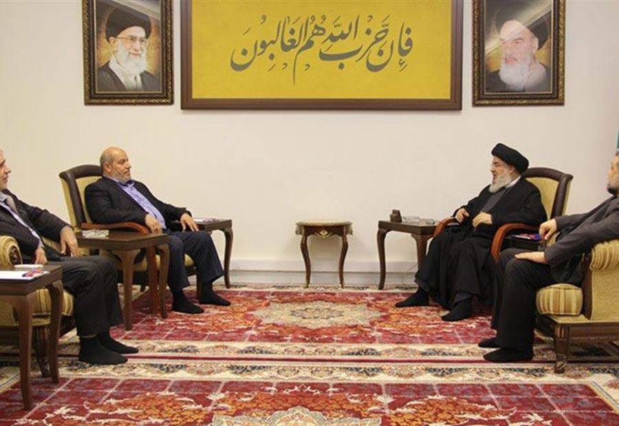 نصر الله يستقبل وفدًا قياديًا من  