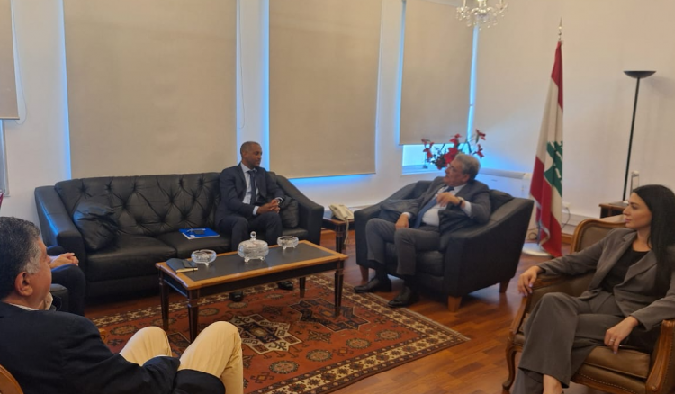 وزير العدل يلتقي نائب الممثل المقيم الUNDP بالإنابة في زيارة وداعية
