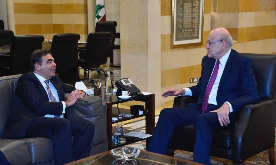 ميقاتي يستقبل نائب رئيس المفوضية الأوروبية.. هذا ما تم بحثه